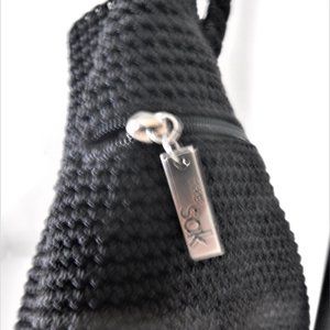 The "SAK"' 'Legit Large Backpack' Black, Crotched